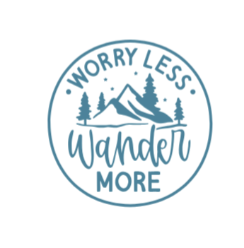 Wander vinyl sticker